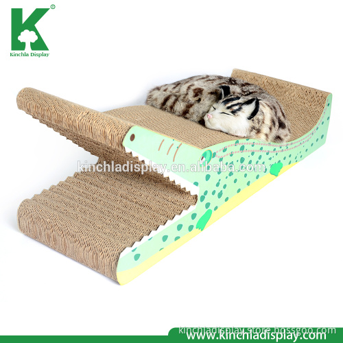 Cheap Crocodile Cardboard Material Cat Scratcher